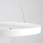 kelvo® NEMESIS KLV-101-0221 Κρεμαστό Φωτιστικό Οροφής LED 120W 12000lm 180° AC 220-240V IP20 Ρυθμιζόμενο Λευκό CCT με Χειριστήριο από 2700K έως 6000K Dimmable - Lumileds SMD Chip - Λευκό Ματ - Μ80 x Π80 x Υ80cm - 3 Χρόνια Εγγύηση - Image 8