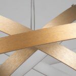 kelvo® NEMESIS KLV-101-0222 Κρεμαστό Φωτιστικό Οροφής LED 120W 12000lm 180° AC 220-240V IP20 Ρυθμιζόμενο Λευκό CCT με Χειριστήριο από 2700K έως 6000K Dimmable - Lumileds SMD Chip - Χρυσό Πλατίνα - Μ80 x Π80 x Υ80cm - 3 Χρόνια Εγγύηση - Image 7