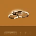 kelvo® DIAMOND KLV-101-0223 Φωτιστικό Οροφής LED 67W 6700lm 360° AC 220-240V IP20 Ρυθμιζόμενο Λευκό CCT με Χειριστήριο από 2700K έως 6000K Dimmable - Lumileds SMD Chip - Μαύρο Ματ - Μ60 x Π40 x Υ14cm - 3 Χρόνια Εγγύηση - Image 10