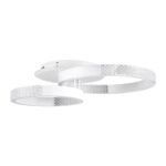 kelvo® DIAMOND KLV-101-0224 Φωτιστικό Οροφής LED 67W 6700lm 360° AC 220-240V IP20 Ρυθμιζόμενο Λευκό CCT με Χειριστήριο από 2700K έως 6000K Dimmable - Lumileds SMD Chip - Λευκό Ματ - Μ60 x Π40 x Υ14cm - 3 Χρόνια Εγγύηση - Image 4