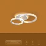 kelvo® DIAMOND KLV-101-0224 Φωτιστικό Οροφής LED 67W 6700lm 360° AC 220-240V IP20 Ρυθμιζόμενο Λευκό CCT με Χειριστήριο από 2700K έως 6000K Dimmable - Lumileds SMD Chip - Λευκό Ματ - Μ60 x Π40 x Υ14cm - 3 Χρόνια Εγγύηση - Image 10