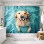 ΚΟΥΡΤΙΝΑ ΜΠΑΝΙΟΥ SUNNY PAWS 180X180