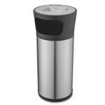 Σταχτοδοχείο INOX 20 L Στρογγυλό 28×28×62,5 cm