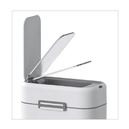 Κάδος Πλαστικός Λευκός 9 L με Σένσορα & Κλειδαριά Ασφαλείας