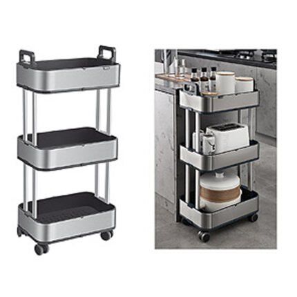 Καρότσι Αποθήκευσης 3 Ραφιών INOX – Κουζίνα & Εστιατόριο