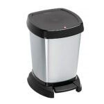 Πλαστικός Κάδος 6 Lt με Πεντάλ & Επικάλυψη Ανοξείδωτου Φιλμ