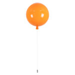 GLOBOSTAR® BALLOON 00650 Παιδικό Φωτιστικό Οροφής με Ντουί 1 x E27 AC 220-240V IP20 - Πορτοκαλί - Μ30 x Π30 x Υ33cm - Image 5