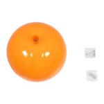 GLOBOSTAR® BALLOON 00650 Παιδικό Φωτιστικό Οροφής με Ντουί 1 x E27 AC 220-240V IP20 - Πορτοκαλί - Μ30 x Π30 x Υ33cm - Image 10
