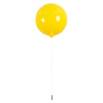 GLOBOSTAR® BALLOON 00651 Παιδικό Φωτιστικό Οροφής με Ντουί 1 x E27 AC 220-240V IP20 - Κίτρινο - Μ30 x Π30 x Υ33cm - Image 4
