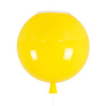 GLOBOSTAR® BALLOON 00651 Παιδικό Φωτιστικό Οροφής με Ντουί 1 x E27 AC 220-240V IP20 - Κίτρινο - Μ30 x Π30 x Υ33cm - Image 7