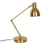 GLOBOSTAR® ZETO 00836 Μοντέρνο Επιτραπέζιο Φωτιστικό Πορτατίφ με Ντουί 1 x E27 AC 220-240V IP20 - Χρυσό - Μ17 x Π17 x Υ72cm - Image 3