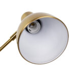 GLOBOSTAR® ZETO 00836 Μοντέρνο Επιτραπέζιο Φωτιστικό Πορτατίφ με Ντουί 1 x E27 AC 220-240V IP20 - Χρυσό - Μ17 x Π17 x Υ72cm - Image 9