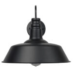 GLOBOSTAR® SORD 01053 Vintage Φωτιστικό Τοίχου - Απλίκα με Ντουί 1 x E27 AC 220-240V IP20 - Μαύρο - Μ36 x Π42 x Υ32cm - Image 3