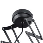 GLOBOSTAR® BROADWAY 01140 Vintage Φωτιστικό Οροφής με Ντουί 1 x E27 AC 220-240V IP20 - Μαύρο - Μ28 x Π25 x Υ100cm - Image 23