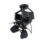 GLOBOSTAR® BROADWAY 01140 Vintage Φωτιστικό Οροφής με Ντουί 1 x E27 AC 220-240V IP20 - Μαύρο - Μ28 x Π25 x Υ100cm - Image 4