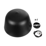 GLOBOSTAR® UPVALE 01281 Μοντέρνο Κρεμαστό Φωτιστικό Οροφής με Ντουί 1 x E27 AC 220-240V IP20 - Μαύρο & Λευκό - Μ40 x Π40 x Υ24cm - Image 10