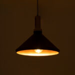 GLOBOSTAR® CALYPSO 01334 Μοντέρνο Κρεμαστό Φωτιστικό Οροφής με Ντουί 3 x E27 AC 220-240V IP20 - Μαύρο & Μπρούτζινο - Μ110 x Π110 x Υ35cm - Σετ 3 Τεμαχίων - Image 3