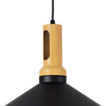 GLOBOSTAR® CALYPSO 01334 Μοντέρνο Κρεμαστό Φωτιστικό Οροφής με Ντουί 3 x E27 AC 220-240V IP20 - Μαύρο & Μπρούτζινο - Μ110 x Π110 x Υ35cm - Σετ 3 Τεμαχίων - Image 11