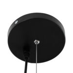 GLOBOSTAR® DIADEMA 01342 Μοντέρνο Κρεμαστό Φωτιστικό Οροφής με Ντουί 1 x E27 AC 220-240V IP20 - Μαύρο & Χρυσό - Μ60 x Π60 x Υ30cm - Image 10