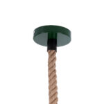 GLOBOSTAR® CRANE 01408 Vintage Κρεμαστό Φωτιστικό Οροφής με Ντουί 1 x E27 AC 220-240V IP20 - Πράσινο & Μπεζ - Μ36 x Π36 x Y31cm - Image 11