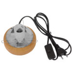 GLOBOSTAR® OCEANA 01417 Boho Επιτραπέζιο Φωτιστικό Πορτατίφ με Ντουί 1 x E27 AC 220-240V IP20 - Λευκό & Μπεζ - M20 x Π20 x Υ22cm - Image 6