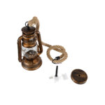 GLOBOSTAR® BARBAROSSA 01706 Vintage Κρεμαστό Φωτιστικό Οροφής με Ντουί 1 x E27 AC 220-240V IP20 - Χάλκινο Εφέ Σκουριάς - Μ18 x Π18 x Υ28cm - Image 10