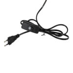 GLOBOSTAR® MINDELO 02032 Μοντέρνο Επιτραπέζιο Φωτιστικό Πορτατίφ με Ντουί 1 x E27 AC 220-240V IP20 - Μαύρο & Μπεζ - Μ25 x Π15 x Υ60cm - Image 10