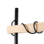 GLOBOSTAR® MINDELO 02032 Μοντέρνο Επιτραπέζιο Φωτιστικό Πορτατίφ με Ντουί 1 x E27 AC 220-240V IP20 - Μαύρο & Μπεζ - Μ25 x Π15 x Υ60cm - Image 8