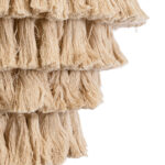 GLOBOSTAR® MISSOULA 02088 Boho Κρεμαστό Φωτιστικό Οροφής με Ντουί 1 x E27 AC 220-240V IP20 - Μπεζ & Χρυσό - Μ60 x Π60 x Υ40cm - Image 8