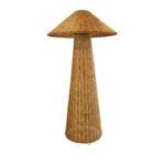 GLOBOSTAR® PERU 02235 Boho Επιδαπέδιο Φωτιστικό με Ντουί 1 x E27 AC 220-240V IP20 - Μπεζ - Μ73 x Π73 x Υ135cm - Image 2