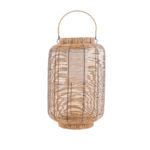 GLOBOSTAR® GRAMBIAN 02304 Boho Επιδαπέδιο Φωτιστικό LED 5W 200lm 180° με Φωτοβολταϊκό Panel 3.6V 0.1W με Αισθητήρα Ημέρας/Νύχτας Αδιάβροχο IP65 Θερμό Λευκό 2700K - Μπεζ - Μ30 x Π30 x Υ48cm - 2 Χρόνια Εγγύηση - Image 4