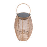 GLOBOSTAR® HESPELER 02305 Boho Επιδαπέδιο Φωτιστικό LED 5W 200lm 180° με Φωτοβολταϊκό Panel 3.6V 0.1W με Αισθητήρα Ημέρας/Νύχτας Αδιάβροχο IP65 Θερμό Λευκό 2700K - Μπεζ - Μ25 x Π25 x Υ45cm - 2 Χρόνια Εγγύηση - Image 5