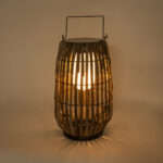 GLOBOSTAR® NETLEY 02306 Boho Επιδαπέδιο Φωτιστικό LED 5W 200lm 180° με Φωτοβολταϊκό Panel 3.6V 0.1W με Αισθητήρα Ημέρας/Νύχτας Αδιάβροχο IP65 Θερμό Λευκό 2700K - Γκρι - Μ30 x Π30 x Υ50cm - 2 Χρόνια Εγγύηση - Image 3