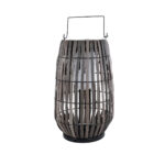 GLOBOSTAR® NETLEY 02306 Boho Επιδαπέδιο Φωτιστικό LED 5W 200lm 180° με Φωτοβολταϊκό Panel 3.6V 0.1W με Αισθητήρα Ημέρας/Νύχτας Αδιάβροχο IP65 Θερμό Λευκό 2700K - Γκρι - Μ30 x Π30 x Υ50cm - 2 Χρόνια Εγγύηση - Image 4