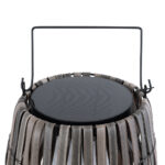 GLOBOSTAR® NETLEY 02306 Boho Επιδαπέδιο Φωτιστικό LED 5W 200lm 180° με Φωτοβολταϊκό Panel 3.6V 0.1W με Αισθητήρα Ημέρας/Νύχτας Αδιάβροχο IP65 Θερμό Λευκό 2700K - Γκρι - Μ30 x Π30 x Υ50cm - 2 Χρόνια Εγγύηση - Image 6