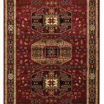 ΧΑΛΙ PERSIA 6057 BURGUNDY ΜΕ ΚΡΟΣΣΙ - 133X190  NewPlan