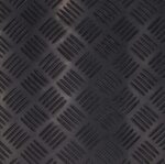 ΔΑΠΕΔΟ ΚΑΟΥΤΣΟΥΚ 9005 3mm CHECKER ΛΑΜΑΡΙΝΑ 1Μ NewPlan - Image 2