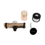 GLOBOSTAR® GLORA 201-0007 Vintage Κρεμαστό Φωτιστικό Οροφής με Ντουί 1 x E27 AC 220-240V IP20 - Μπεζ & Μαύρο - Μ29 x Π12 x Υ21cm - Image 10