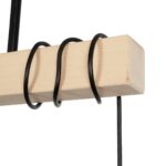 GLOBOSTAR® LUCITA 201-0031 Vintage Φωτιστικό Οροφής με Ντουί 3 x E27 AC 220-240V IP20 - Μαύρο & Μπεζ - Μ50 x Π27 x Υ112cm - Image 6