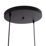 GLOBOSTAR® DISE 201-0050 Μοντέρνο Κρεμαστό Φωτιστικό Οροφής με Ντουί 2 x E27 AC 220-240V IP20 - Μαύρο - Μ50 x Π30 x Υ50cm - Image 9