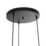 GLOBOSTAR® DISE 201-0051 Μοντέρνο Κρεμαστό Φωτιστικό Οροφής με Ντουί 3 x E27 AC 220-240V IP20 - Μαύρο - Μ48 x Π48 x Υ65cm - Image 9
