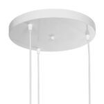 GLOBOSTAR® DISE 201-0054 Μοντέρνο Κρεμαστό Φωτιστικό Οροφής με Ντουί 3 x E27 AC 220-240V IP20 - Λευκό - Μ48 x Π48 x Υ65cm - Image 9
