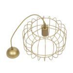 GLOBOSTAR® LUCANA 201-0074 Vintage Κρεμαστό Φωτιστικό Οροφής με Ντουί 1 x E27 AC 220-240V IP20 - Χρυσό - Μ29 x Π29 x Υ23cm - Image 11