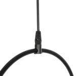 GLOBOSTAR® CIRCLE 201-0075 Vintage Κρεμαστό Φωτιστικό Οροφής με Ντουί 1 x E27 AC 220-240V IP20 - Μαύρο & Λευκό - Μ26 x Π26 x Υ29cm - Image 9