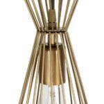 GLOBOSTAR® FLIXIO 201-0126 Vintage Κρεμαστό Φωτιστικό Οροφής με Ντουί 3 x E27 AC 220-240V IP20 - Χρυσό - Μ40 x Π40 x Υ70cm - Image 8