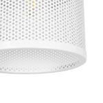 GLOBOSTAR® NETO 201-0129 Μοντέρνο Κρεμαστό Φωτιστικό Οροφής με Ντουί 1 x E27 AC 220-240V IP20 - Χρυσό & Λευκό - Μ18 x Π18 x Υ70cm - Image 8