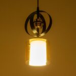 GLOBOSTAR® ZENIA 201-0134 Vintage Κρεμαστό Φωτιστικό Οροφής με Ντουί 1 x E27 AC 220-240V IP20 - Μαύρο - Μ16 x Π16 x Υ70cm - Image 2