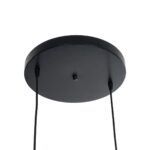 GLOBOSTAR® EDISON 203-0021 Vintage Κρεμαστό Φωτιστικό Οροφής με Ντουί 2 x E27 AC 220-240V IP20 - Μπεζ & Μαύρο - Μ40 x Π20 x Υ45cm - Image 10