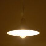 GLOBOSTAR® FERRO 203-0085 Μοντέρνο Κρεμαστό Φωτιστικό Οροφής με Ντουί 1 x E27 AC 220-240V IP20 - Λευκό - Μ30 x Π30 x Υ15cm - Image 3