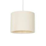 GLOBOSTAR® BLAZE 203-0106 Μοντέρνο Κρεμαστό Φωτιστικό Οροφής με Ντουί 1 x E27 AC 220-240V IP20 - Μπεζ - Μ22 x Π22 x Υ20cm